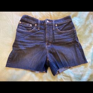 NWT Madewell High Rise Denim Shorts (Curvy fit)